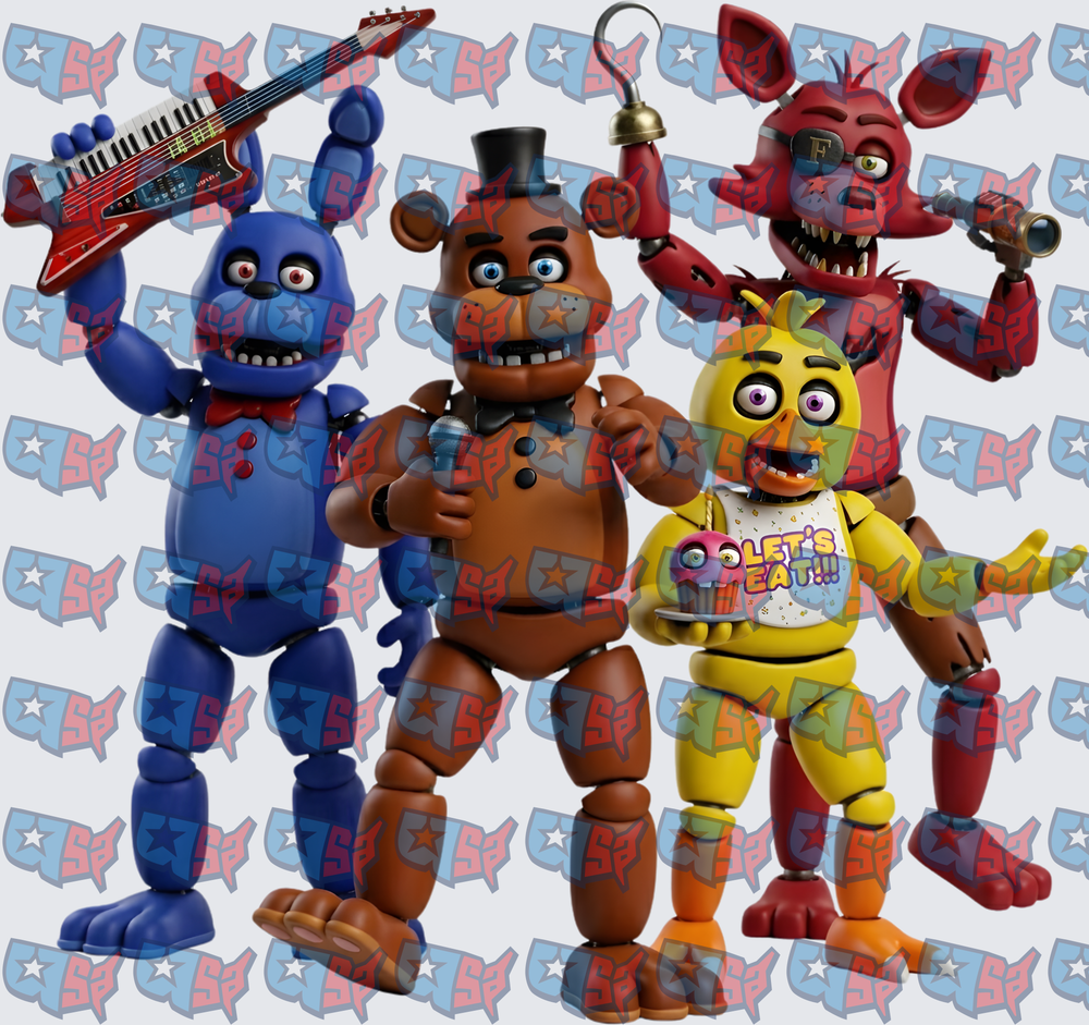 Animatronic Bear Bunny Fox Chick Band Crew (DTF)