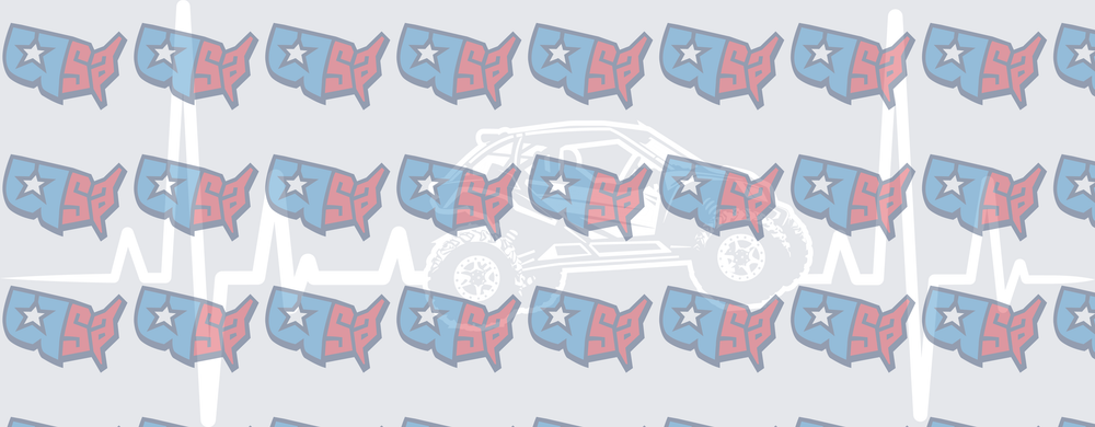 Patriotic USA Map UTV Heartbeat (DTF)
