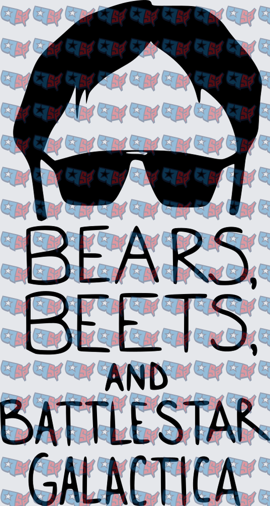 Dwight Schrute Bears Beets Battlestar Galactica (DTF)