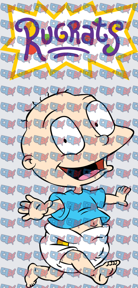 Rugrats Tommy Pickles Happy Baby Crawling (DTF)
