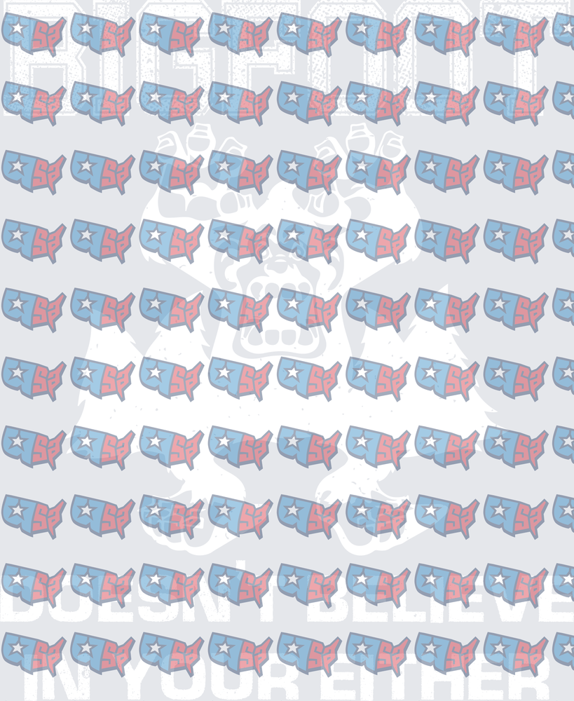 Big Dog Doesn't Believe In You Either Patriotic USA Map Pattern (DTF)