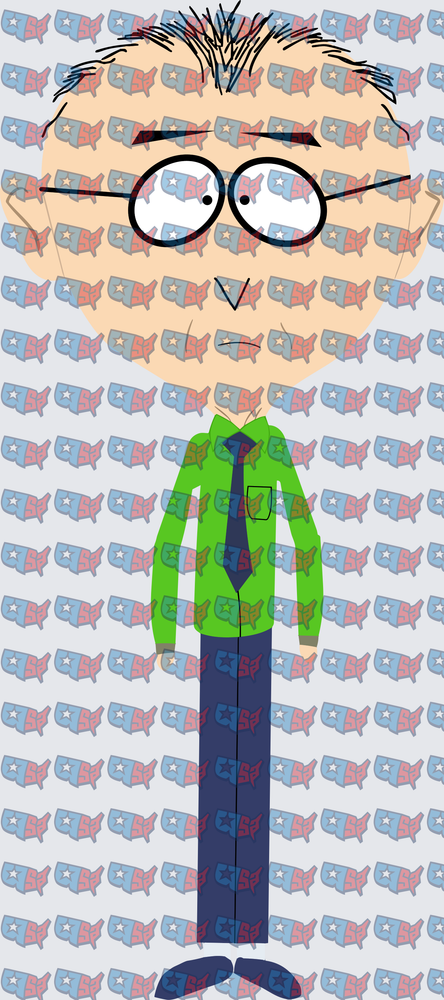 South Park Mr Mackey Animated Character Design (DTF)