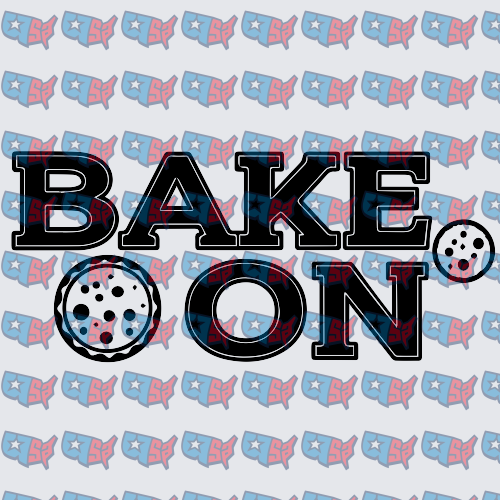 Bake On Cookie Baking Themed Bold Text (DTF)