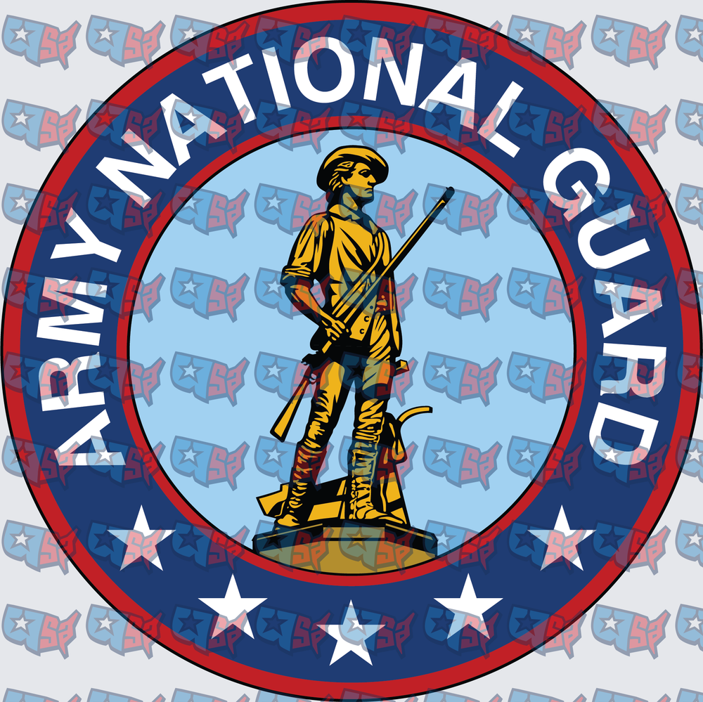 Army National Guard Minuteman Seal Emblem (DTF)