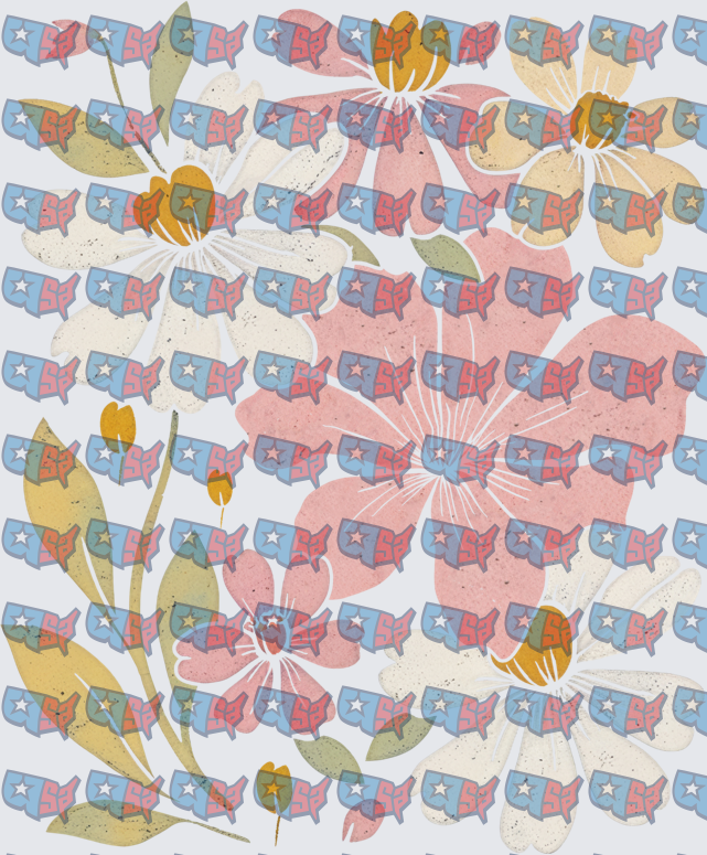 Vintage Floral Bouquet Soft Pastel Blooms (DTF)