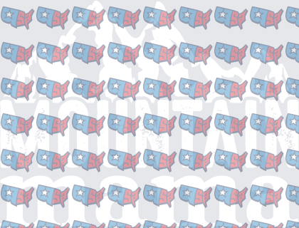 Patriotic USA Map Red White Blue Pattern (DTF)