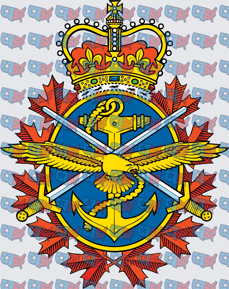Canadian Armed Forces Military Emblem Crest (DTF)