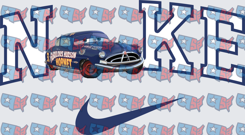 Fabulous Hudson Hornet Racing Car Swoosh Logo (DTF)