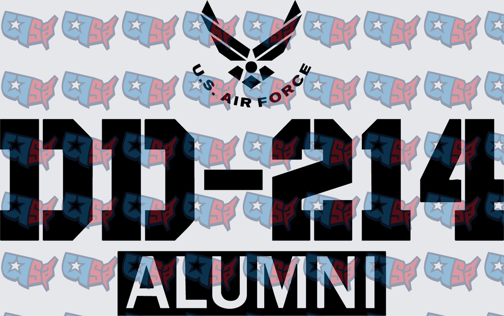US Air Force DD-214 Alumni Veteran Design (DTF)