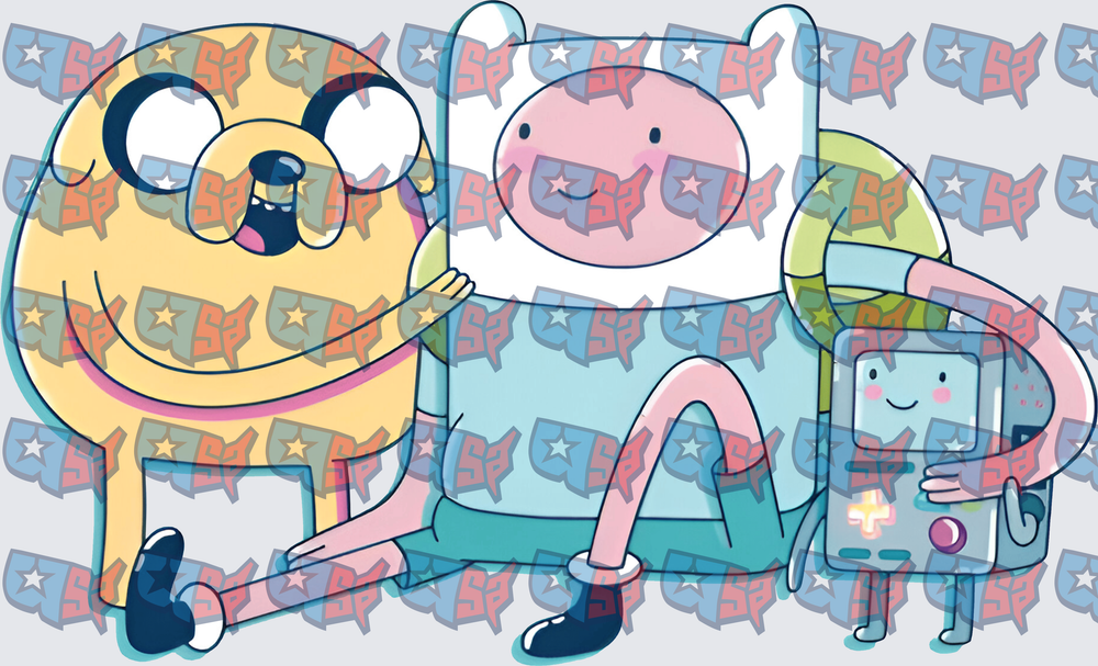 Finn Jake and BMO Cartoon Friends Trio (DTF)