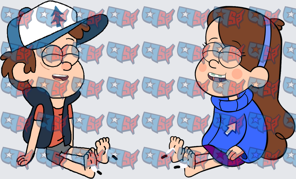Gravity Falls Twin Siblings Laughing Together (DTF)