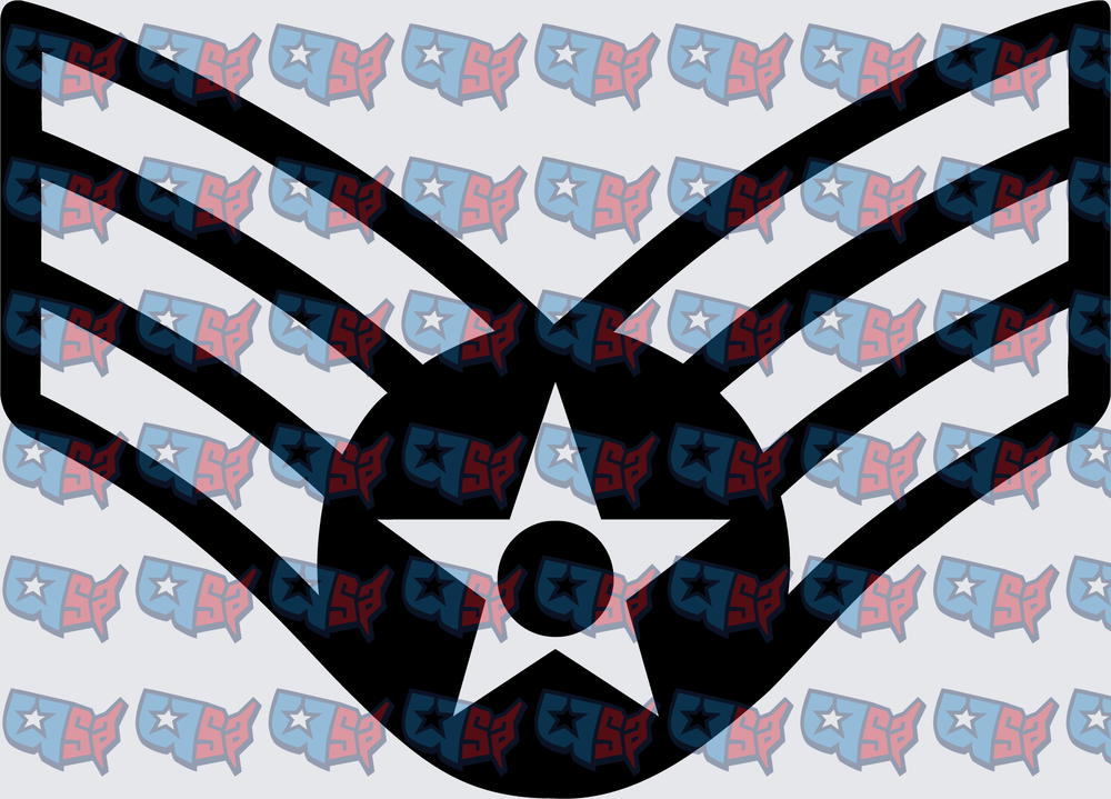 US Air Force Staff Sergeant Rank Insignia (DTF)