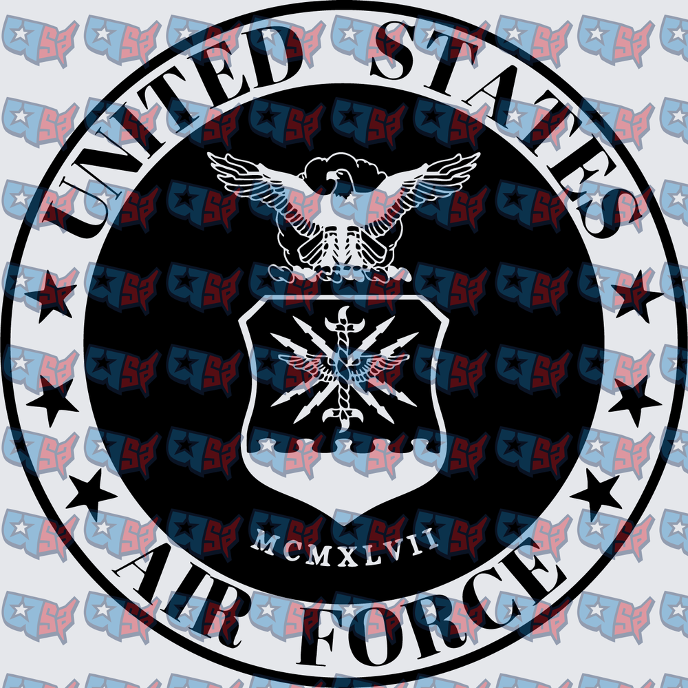 United States Air Force Seal MCMXLVII Circle Emblem (DTF)