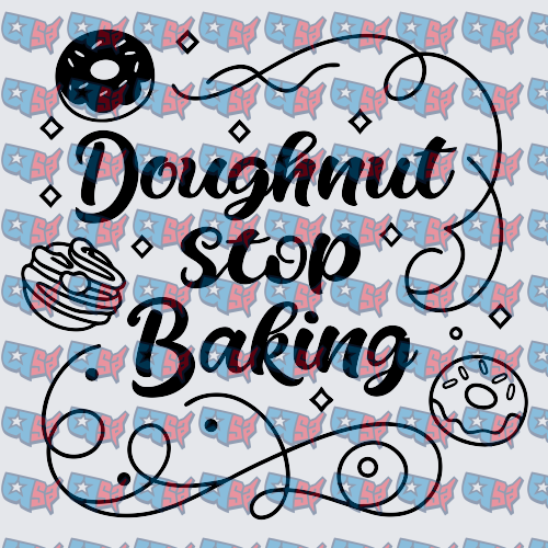 Doughnut Stop Baking Swirl Donut Design (DTF)