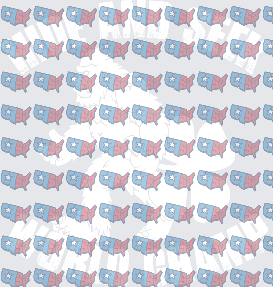 Patriotic USA Map Pattern With Eagle Silhouette (DTF)