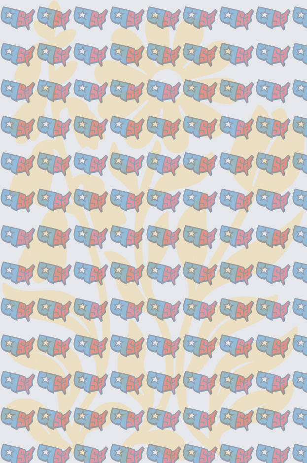 Retro USA Map Pattern with Stars (DTF)