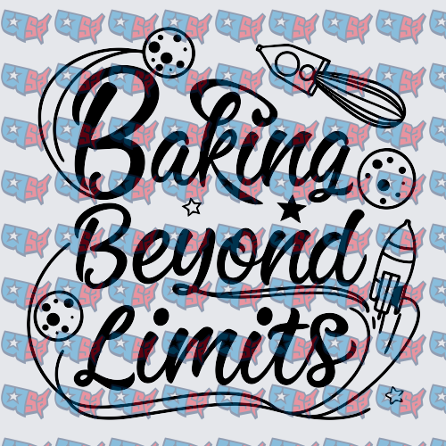 Baking Beyond Limits Space Rocket Whisk Design (DTF)