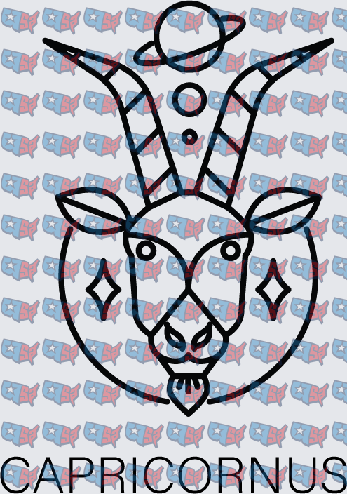 Capricornus Zodiac Sea Goat Astrology Sign (DTF)