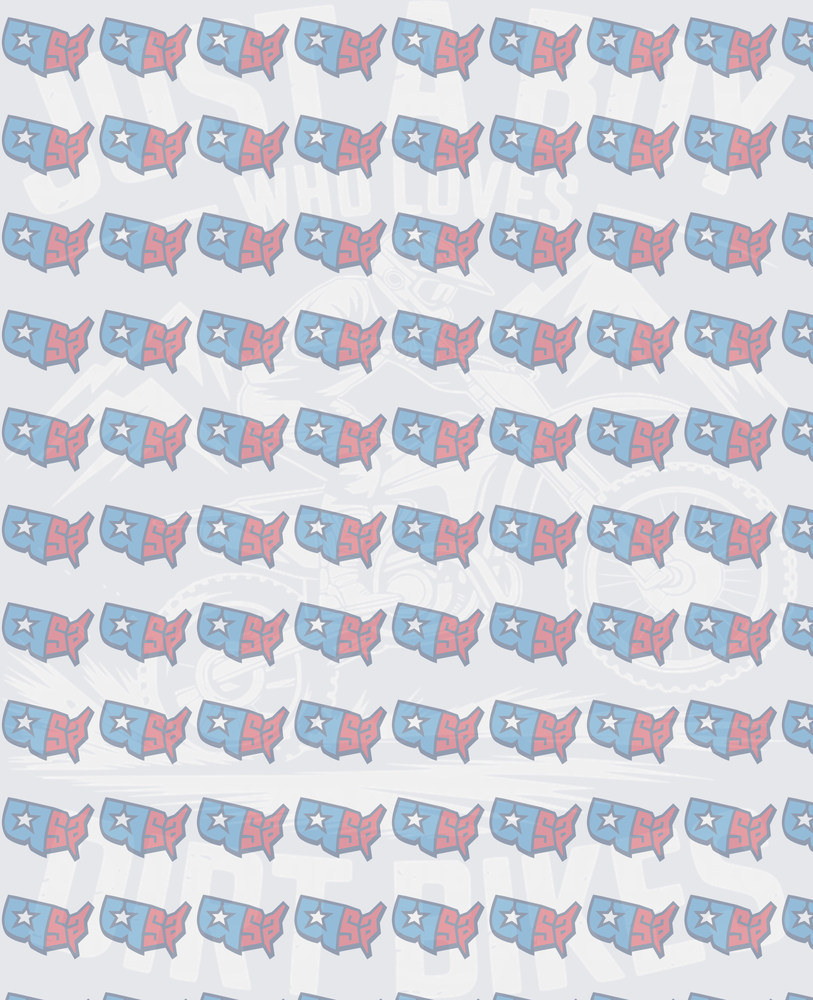 Just A Girl Who Loves Motocross USA Map Pattern (DTF)