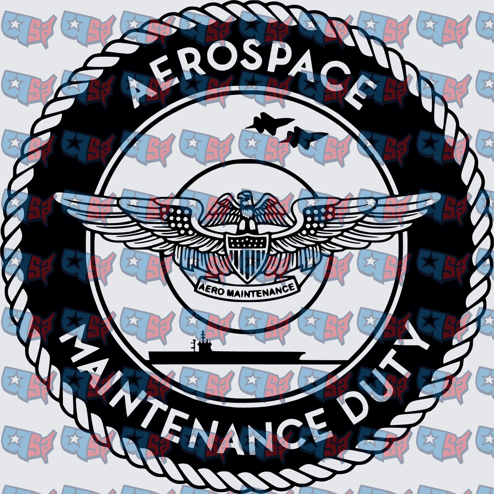 Aerospace Maintenance Duty Military Eagle Badge (DTF)