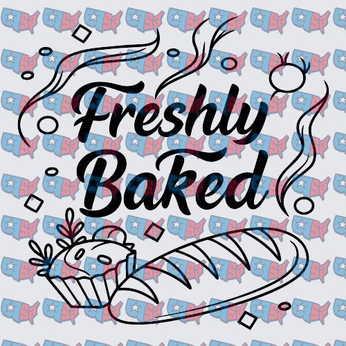 Freshly Baked Script with Bread and Muffin (DTF)