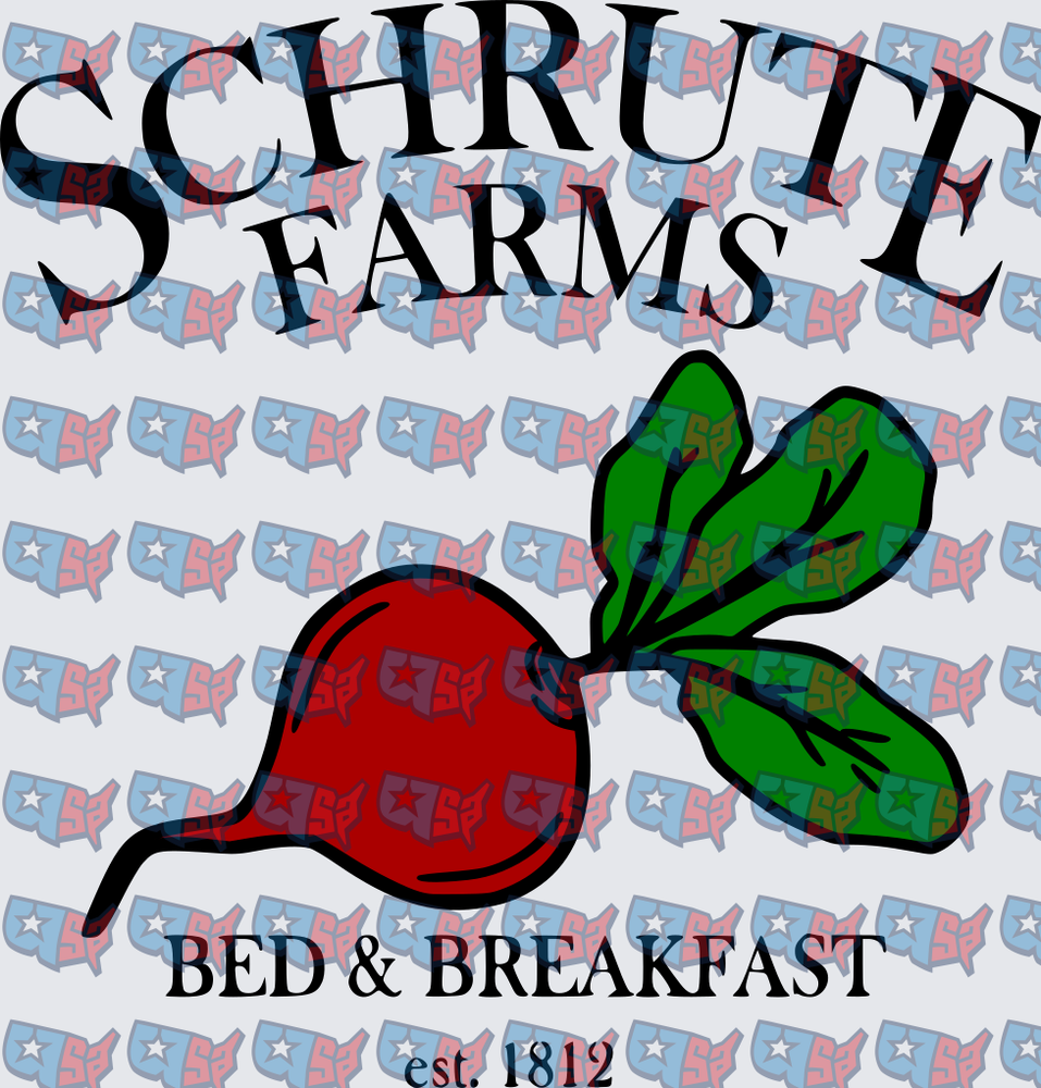 Schrute Farms Bed and Breakfast Est 1812 Beet (DTF)