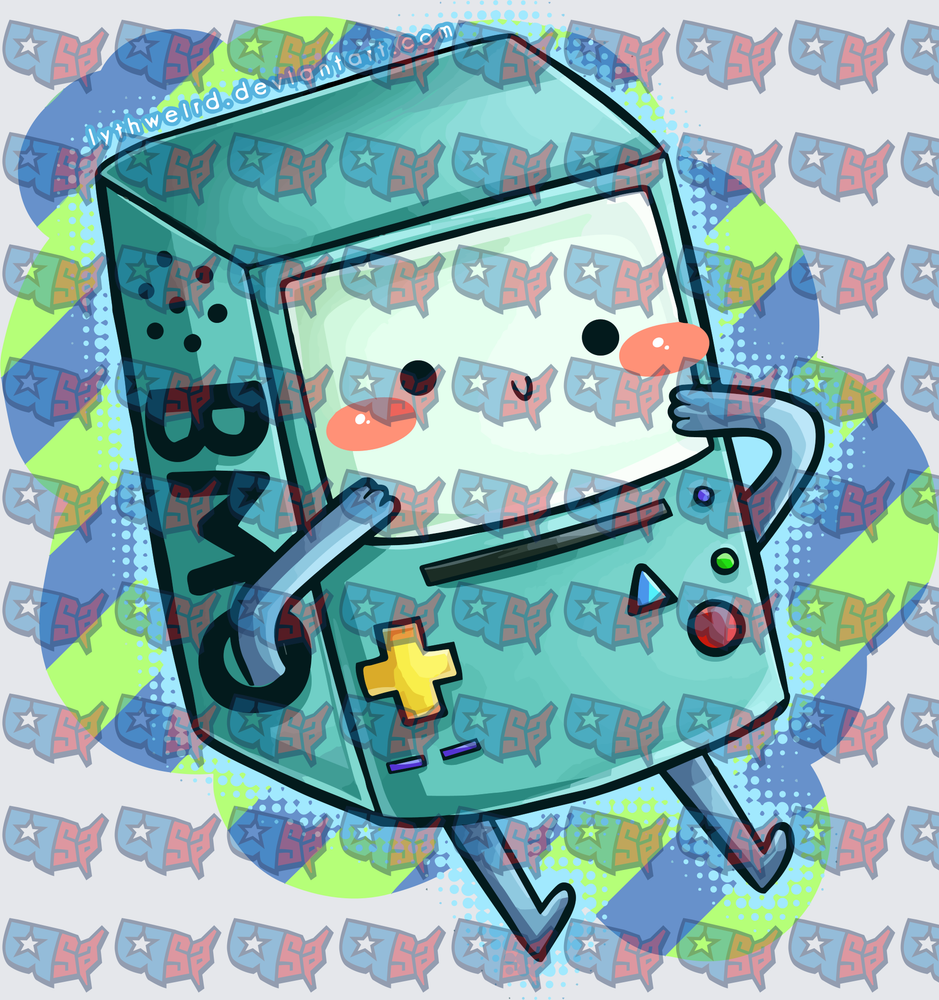Cute Dancing Retro Game Console Character (DTF)