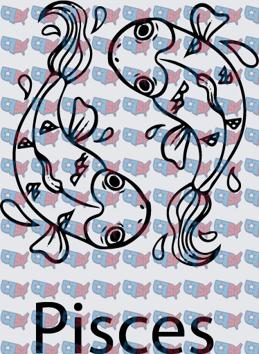 Pisces Zodiac Twin Fish Astrology Sign (DTF)