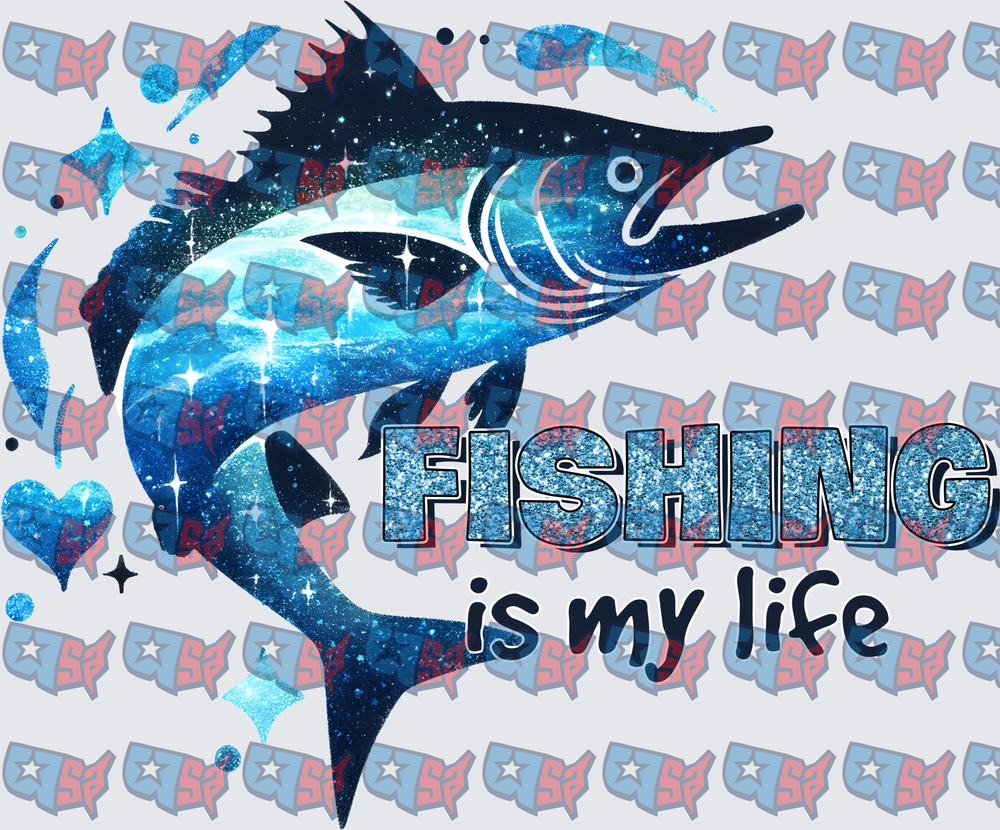 Galaxy Marlin Fishing Is My Life (DTF)