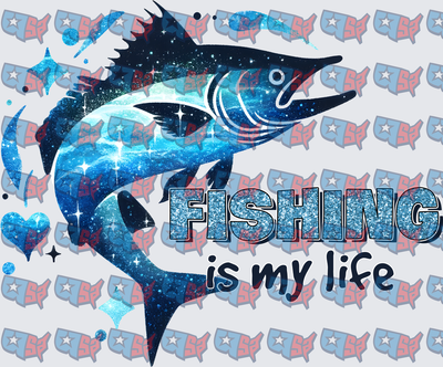 Galaxy Marlin Fishing Is My Life (DTF)