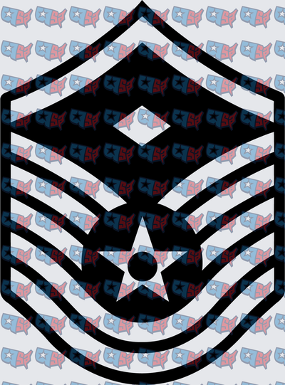 US Air Force Master Sergeant Rank Insignia (DTF)
