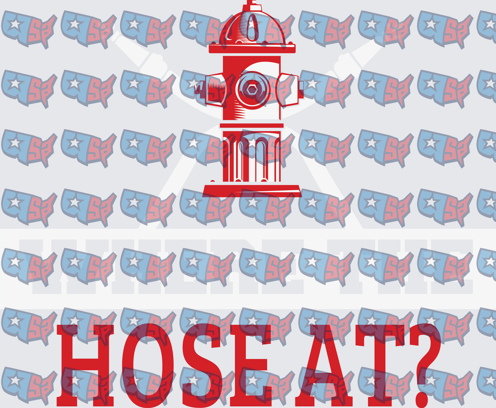 Fire Hydrant Hose At Funny Firefighter Saying (DTF)