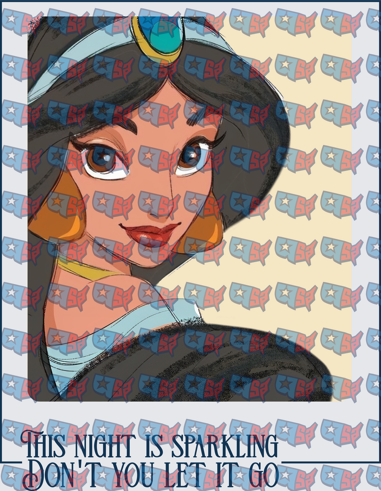 Arabian Princess This Night Is Sparkling Portrait (DTF)