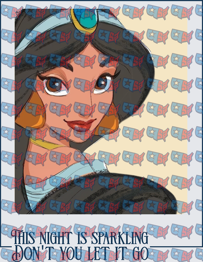 Arabian Princess This Night Is Sparkling Portrait (DTF)