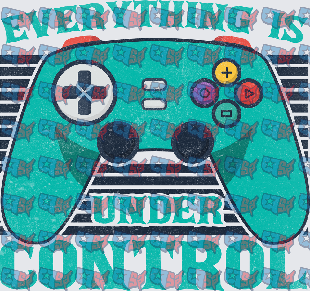 Everything Is Under Control Gamer Controller (DTF)