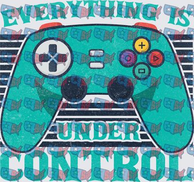 Everything Is Under Control Gamer Controller (DTF)