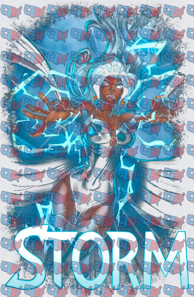 Storm X-Men Weather Mutant Lightning Power (DTF)