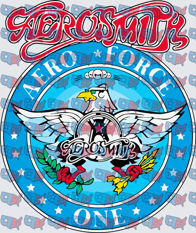 Aerosmith Aero Force One Eagle Band Logo (DTF)