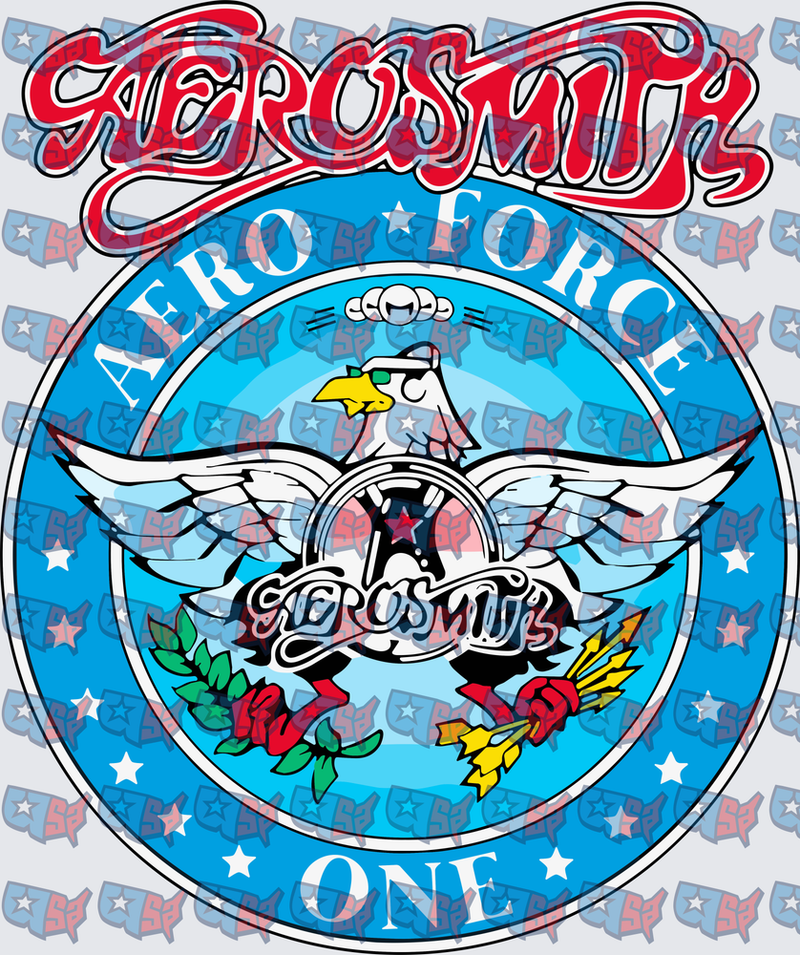 Aerosmith Aero Force One Eagle Band Logo (DTF)