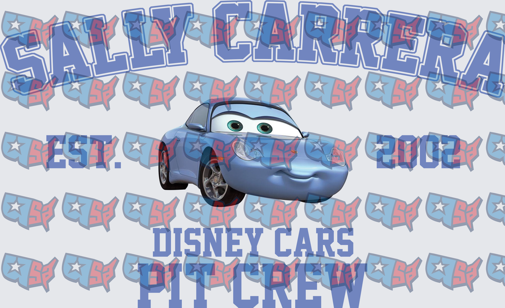 Sally Carrera Est 2002 Disney Cars Pit Crew (DTF)