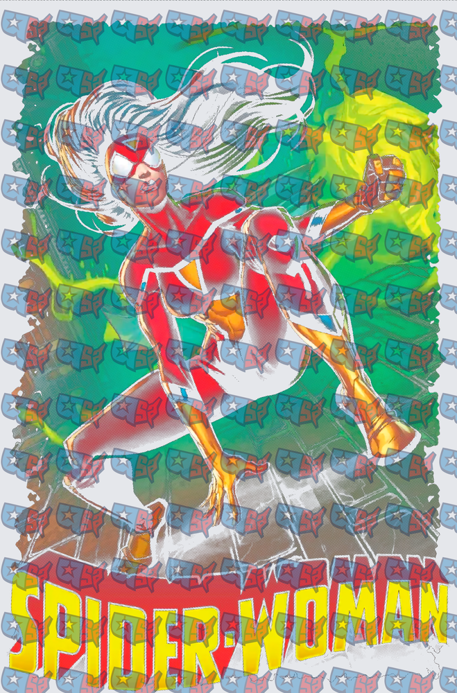 Spider-Woman Marvel Comics Superhero Dynamic Pose (DTF)