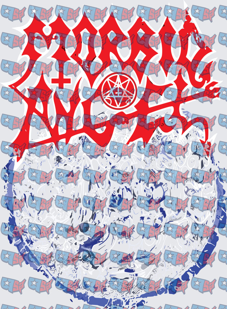 Morbid Angel Death Metal Band Logo Skull Graphic (DTF)