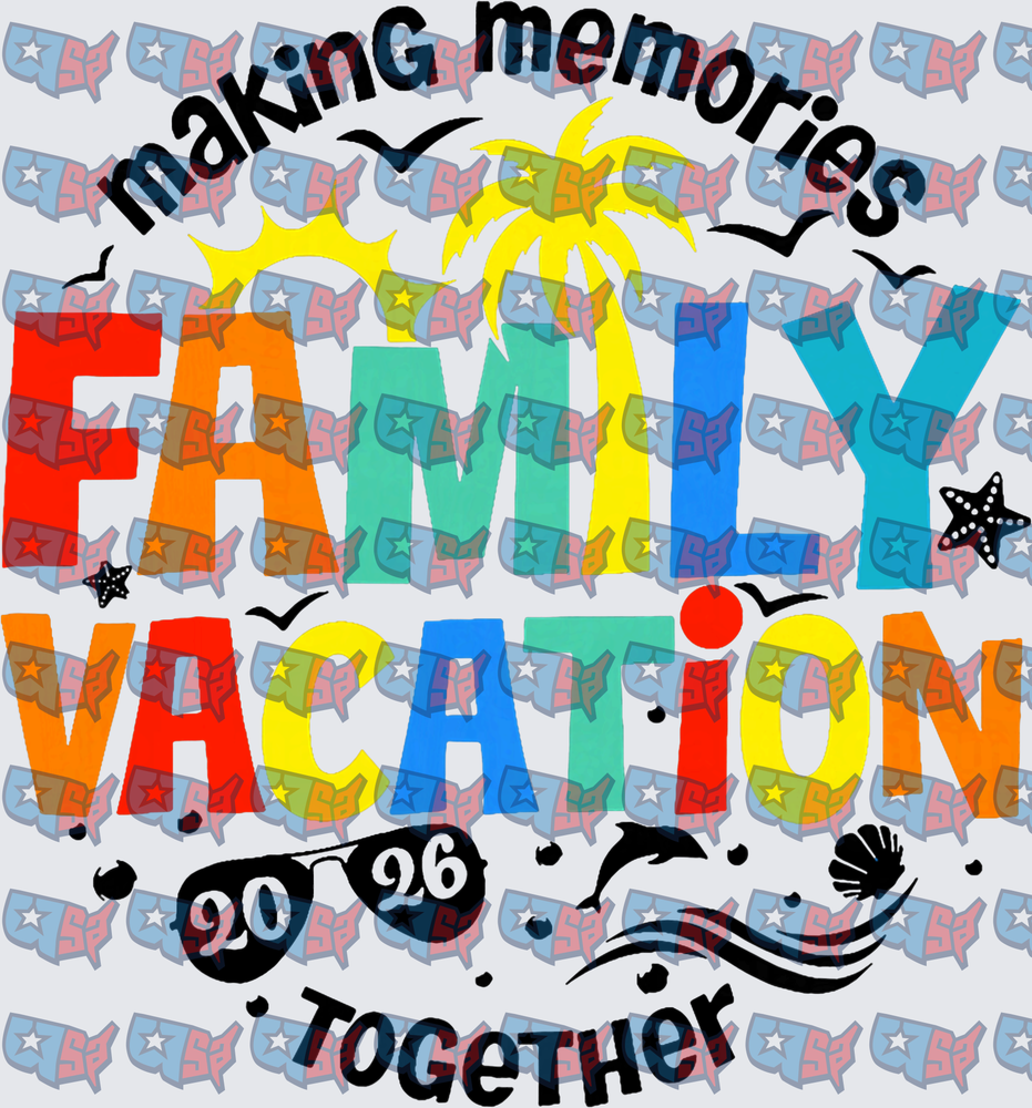 Making Memories Family Vacation 2026 Together Beach (DTF)