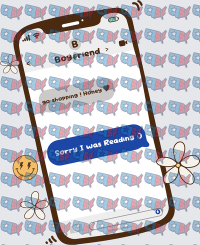 Sorry I Was Reading Funny Text Message Phone (DTF)