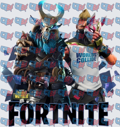 Fortnite Ragnarok and Drift Skins Worlds Collide (DTF)