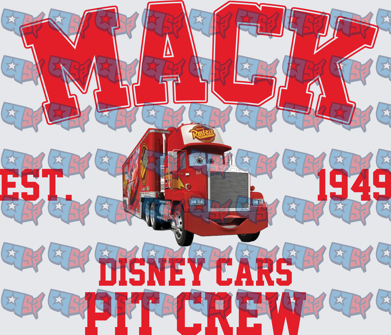 Mack Truck Pit Crew Est 1949 Animated Semi (DTF)