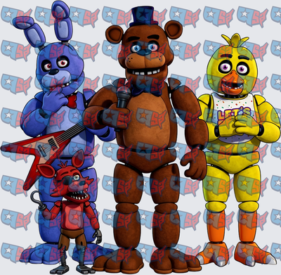 Animatronic Bear Bunny Fox Chick Band Group (DTF)