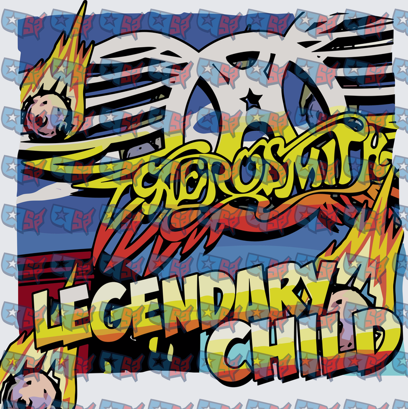 Aerosmith Legendary Child Bold Graphic Logo Design (DTF)