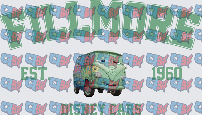 Fillmore Hippie VW Bus Est. 1960 Collegiate (DTF)