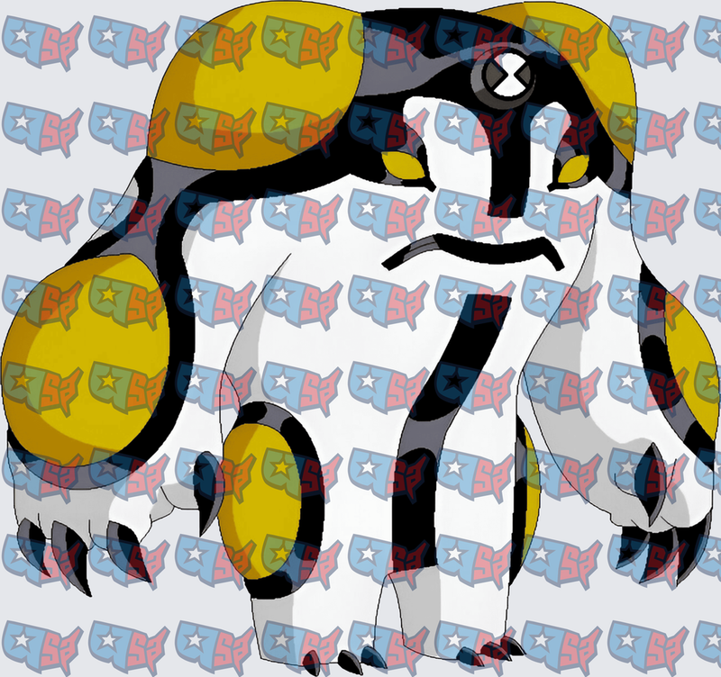 Alien Gorilla Beast Yellow Black Omnitrix (DTF)